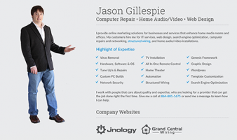 Jason Gillespie New website launched.